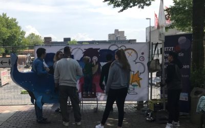 Europawahlaktionen rund um das Chorweiler CityCenter