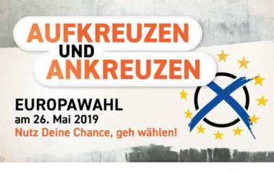 Aufruf zur Europawahl am 26. Mai 2019